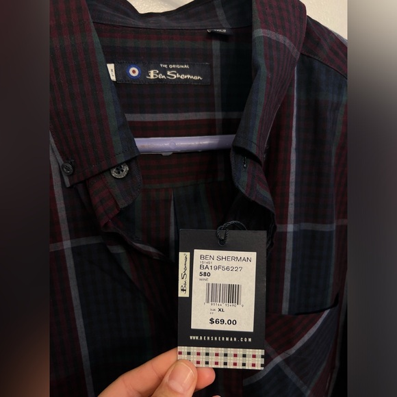 NWT Ben Sherman dress shirt - Picture 3 of 3